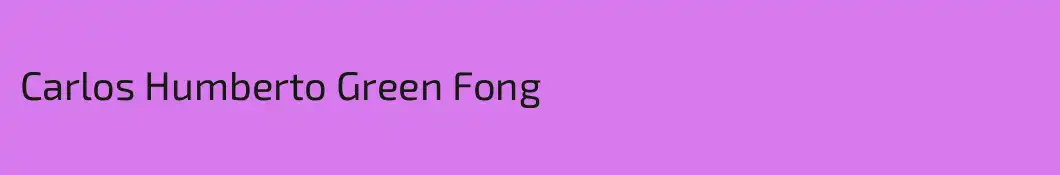 Carlos Humberto Green Fong